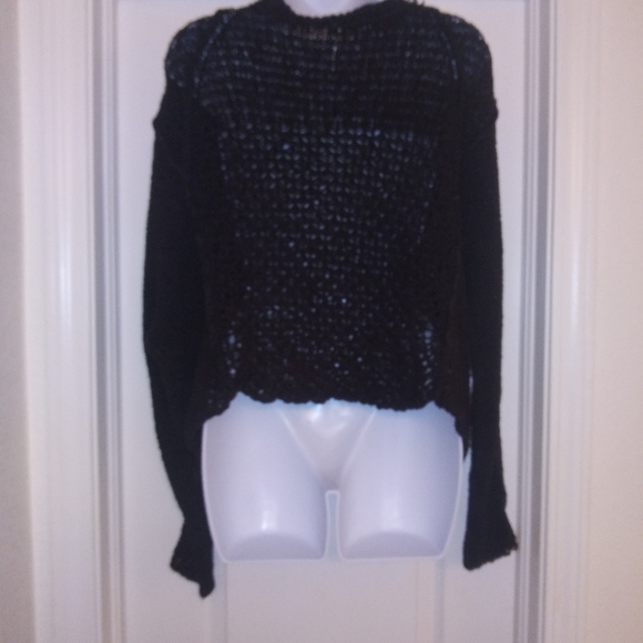 Free People Black Knit Sweater - Picture 4 of 5